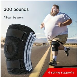 YEEPANO (5-6XL (weight 115-135 kg)) Extra Large Knee Brace with 6 Spring Supports, Breat YEEPANO (5-6XL (weight 115-135 kg)) Extra Large Knee Brace with 6 Spring Supports, Breat