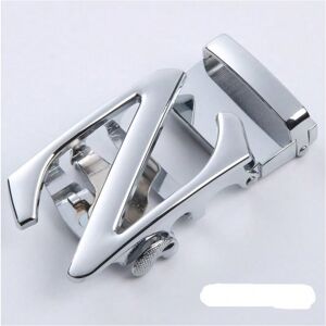 Gaatpot (Silver, 125cm) Men's leather automatic buckle belt for all seasons light luxury Gaatpot (Silver, 125cm) Men's leather automatic buckle belt for all seasons light luxury