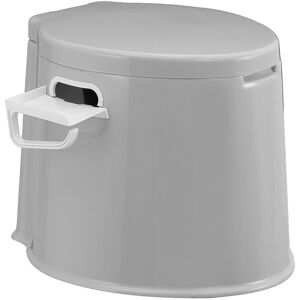 GreenZech (Grey) Multifunctional Toilet Moveable PP Board And Barrel Connected Bearing 100 GreenZech (Grey) Multifunctional Toilet Moveable PP Board And Barrel Connected Bearing 100