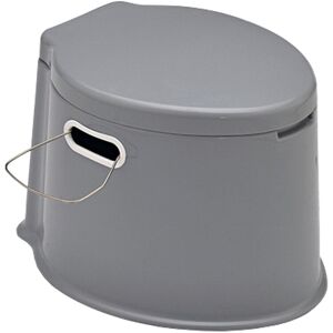 GreenZech (Grey) Multifunctional Mobile Toilet PP Board And Barrel Connected Bearing 100KG GreenZech (Grey) Multifunctional Mobile Toilet PP Board And Barrel Connected Bearing 100KG