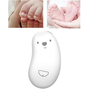 Unbranded Electric Baby Nail Grinder with 6 Heads, USB Charging, Safe Nail Care, White Unbranded Electric Baby Nail Grinder with 6 Heads, USB Charging, Safe Nail Care, White