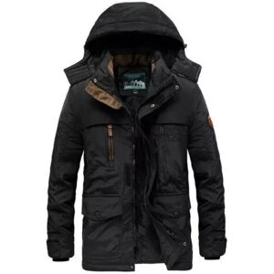 Unbranded (Black, UK XS=Tag M) Men's Winter Jacket Jacket Lined Outdoor Warm Waterproof Pa Unbranded (Black, UK XS=Tag M) Men's Winter Jacket Jacket Lined Outdoor Warm Waterproof Pa