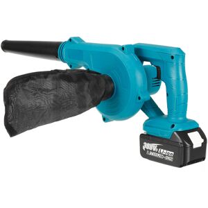 GreenZech (Two Batteries, US Plug) 2200W 2-In-1 2.4Ah Home Car Electric Air Blower Vacuum GreenZech (Two Batteries, US Plug) 2200W 2-In-1 2.4Ah Home Car Electric Air Blower Vacuum