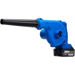 GreenZech (Black, Two Batteries) 1600W 20000rpm 2-in-1 Electric Cordless Air Blower Blowin GreenZech (Black, Two Batteries) 1600W 20000rpm 2-in-1 Electric Cordless Air Blower Blowin