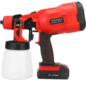 GreenZech (US Plug) 18V Electric Cordless Spray Guns 800ml Household Paint Sprayer High Pr GreenZech (US Plug) 18V Electric Cordless Spray Guns 800ml Household Paint Sprayer High Pr