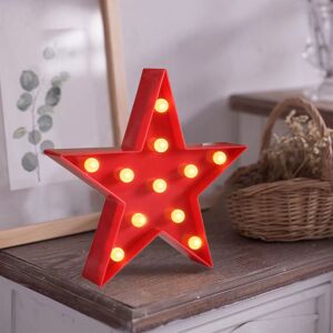 Unbranded (Red) Independence Day Pentagram Prop Lights Ambient Table Lamps Wedding Holiday Unbranded (Red) Independence Day Pentagram Prop Lights Ambient Table Lamps Wedding Holiday