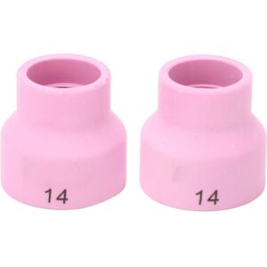 Unbranded 2 Pcs Ceramic Welding Cup Center Hole ID 2.4mm TIG Unbranded 2 Pcs Ceramic Welding Cup Center Hole ID 2.4mm TIG