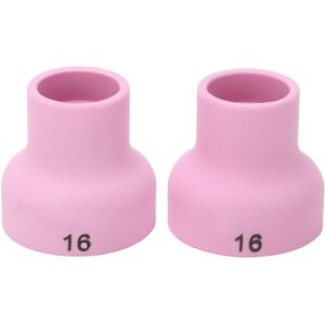 Unbranded 2Pcs TIG Welding Cup 16# Ceramic Nozzle 2.4mm Unbranded 2Pcs TIG Welding Cup 16# Ceramic Nozzle 2.4mm