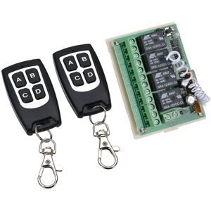 GreenZech 12V 4CH Channel 433Mhz Wireless Remote Control Switch With 2 Transmitter GreenZech 12V 4CH Channel 433Mhz Wireless Remote Control Switch With 2 Transmitter