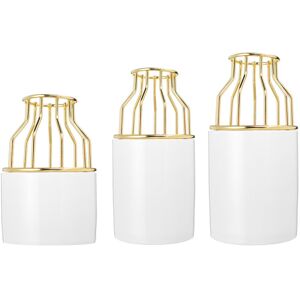 GreenZech (S) Metal Rack Ceramic Flower Pot Garden Plant Succulent Display Stand Holder Va GreenZech (S) Metal Rack Ceramic Flower Pot Garden Plant Succulent Display Stand Holder Va