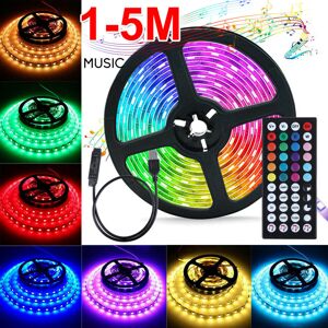 GreenZech (4M) 1/2/3/4/5m 5V 3528 RGB USB LED Strip Light Music Sync with 44 Key IR Remote GreenZech (4M) 1/2/3/4/5m 5V 3528 RGB USB LED Strip Light Music Sync with 44 Key IR Remote