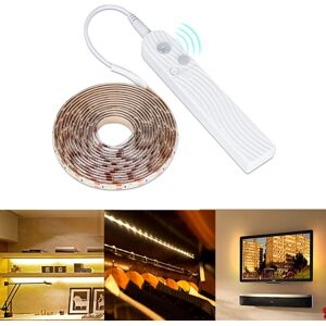 GreenZech (Pure White, 3M) 1M 2M 3M Battery Powered PIR Motion Sensor 2835 SMD LED Strip L GreenZech (Pure White, 3M) 1M 2M 3M Battery Powered PIR Motion Sensor 2835 SMD LED Strip L
