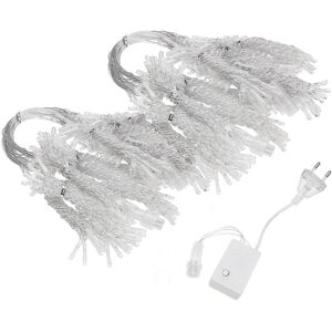 GreenZech (White) 6Mx3M AC220V EU Plug LED Curtain String Light Organza Backdrop for Weddi GreenZech (White) 6Mx3M AC220V EU Plug LED Curtain String Light Organza Backdrop for Weddi