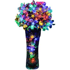 GreenZech (Colourful Light) 7M 50LED Holidays Merry Christmas Sakura Flower Solar String L GreenZech (Colourful Light) 7M 50LED Holidays Merry Christmas Sakura Flower Solar String L