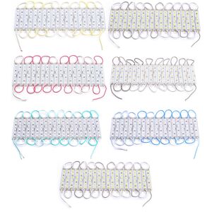 GreenZech (White) 20PCS SMD5050 6LED Module Fairy Strip Waterproof Sign Design DIY Light D GreenZech (White) 20PCS SMD5050 6LED Module Fairy Strip Waterproof Sign Design DIY Light D