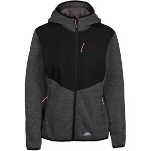 (8, Grey Marl) Trespass Womens Fleece Full Zip With Hood Tierra (8, Grey Marl) Trespass Womens Fleece Full Zip With Hood Tierra