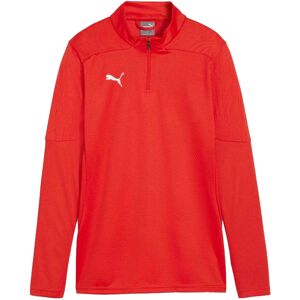 (M, Red) Puma Mens TeamFinal Quarter Zip Training Top (M, Red) Puma Mens TeamFinal Quarter Zip Training Top