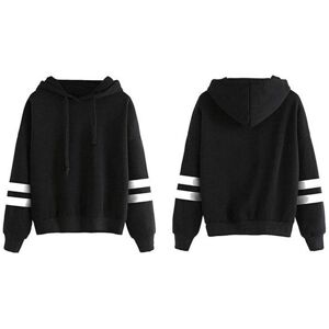 Unbranded (Black, M) Winter Autumn And Loose Long Sleeves Hoodies For Women Pullovers Warm Unbranded (Black, M) Winter Autumn And Loose Long Sleeves Hoodies For Women Pullovers Warm