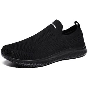 Unbranded (All Black, UK 8.5 / EUR 43) Mens Womens Slip On Wide Fit Memory Foam Casual Wal Unbranded (All Black, UK 8.5 / EUR 43) Mens Womens Slip On Wide Fit Memory Foam Casual Wal