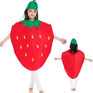 Unbranded (Strawberry costume) Fruit Costume Set Kids Love Vibrant Watermelon Strawberry C Unbranded (Strawberry costume) Fruit Costume Set Kids Love Vibrant Watermelon Strawberry C