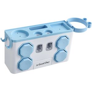 GreenZech (White) Multifunction Toothbrush Holder Automatic Toothpaste Dispenser Hair Drye GreenZech (White) Multifunction Toothbrush Holder Automatic Toothpaste Dispenser Hair Drye