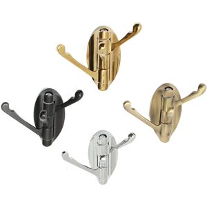 GreenZech (Black) 180 Revolve Bathroom Robe Hook Holder Wall Mounted Adjustable 3 Hooks Cl GreenZech (Black) 180 Revolve Bathroom Robe Hook Holder Wall Mounted Adjustable 3 Hooks Cl