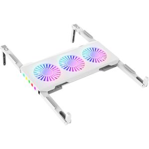 GreenZech Laptop Radiator Portable Storage Three Core Fan Cooling Base RGB Light Emitting GreenZech Laptop Radiator Portable Storage Three Core Fan Cooling Base RGB Light Emitting