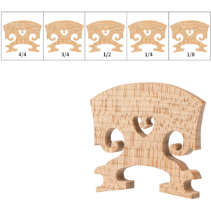 GreenZech (3/4) 1PC Natural Dry Maple Wood Acoustic Violin Bridge Violin Parts W/ Differen GreenZech (3/4) 1PC Natural Dry Maple Wood Acoustic Violin Bridge Violin Parts W/ Differen