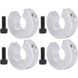 Unbranded 4Pcs Linear Rail Stop Collars Aluminum Alloy Clamp Unbranded 4Pcs Linear Rail Stop Collars Aluminum Alloy Clamp