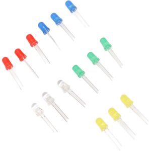 Unbranded 100pcs 5mm LED Diodes Assorted Colors for DIY Electronics & Science Projects Unbranded 100pcs 5mm LED Diodes Assorted Colors for DIY Electronics & Science Projects