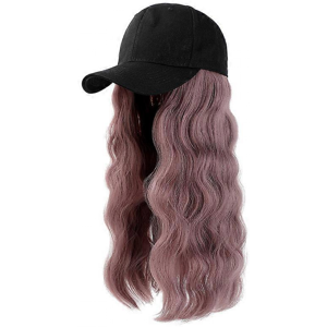 Unbranded Onepiece Baseball Cap with Hair Extension 21inch Long Wavy Hair Synthetic Wig Ha Unbranded Onepiece Baseball Cap with Hair Extension 21inch Long Wavy Hair Synthetic Wig Ha