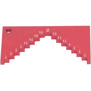 Unbranded Step Depth Gauge Aluminum Alloy Red Anodized Unbranded Step Depth Gauge Aluminum Alloy Red Anodized
