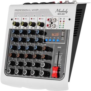 GreenZech (EU plug) 6-Channel Audio Mixer Mixing Console GreenZech (EU plug) 6-Channel Audio Mixer Mixing Console