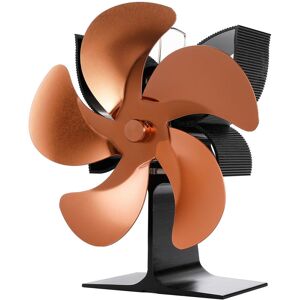 GreenZech (Bronze) 210CFM 5 Blades Stove Fan Heat Powered Saving Fireplace Eco Fan Burner GreenZech (Bronze) 210CFM 5 Blades Stove Fan Heat Powered Saving Fireplace Eco Fan Burner