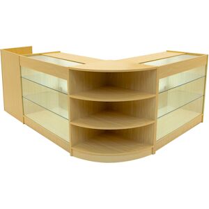 MonsterShop (2 x 1200mm W Counters & 2 x 600mm W Units - Maple) Shop Counter Set Astro LED L MonsterShop (2 x 1200mm W Counters & 2 x 600mm W Units - Maple) Shop Counter Set Astro LED L