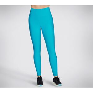 Skechers Womens GOFLEX Rib Leggings - Aqua Green - Leggings Skechers Womens GOFLEX Rib Leggings - Aqua Green - Leggings