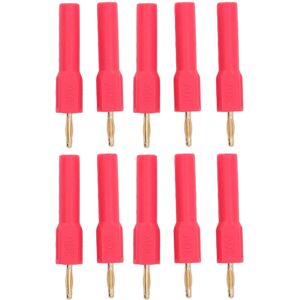 Unbranded 10Pcs Banana Plugs Connector 2mm Male to 4mm Unbranded 10Pcs Banana Plugs Connector 2mm Male to 4mm