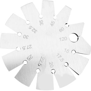 Unbranded Angle Pattern Gauge Round Shape Bevel Angle Finder Unbranded Angle Pattern Gauge Round Shape Bevel Angle Finder
