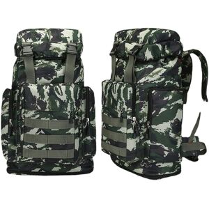 GreenZech (Black) 80L Multi-Color Large Capacity Waterproof Tactical Backpack Outdoor Trav GreenZech (Black) 80L Multi-Color Large Capacity Waterproof Tactical Backpack Outdoor Trav