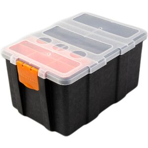 Unbranded (B) Waterproof Small Tool Box Storage With Removable Plastic Partition Unbranded (B) Waterproof Small Tool Box Storage With Removable Plastic Partition