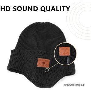 Unbranded Unisex Bluetooth Beanie Hat Warm Earflap Headphone Stereo Speaker 21.5*26cm Unbranded Unisex Bluetooth Beanie Hat Warm Earflap Headphone Stereo Speaker 21.5*26cm