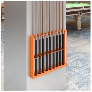 Unbranded Billiard Cue Wall Mount Rack, Double-Layer U-Shaped Metal Holder, 60x6x50 cm, Or Unbranded Billiard Cue Wall Mount Rack, Double-Layer U-Shaped Metal Holder, 60x6x50 cm, Or