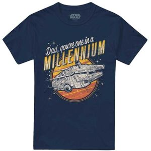 Star Wars Unisex Adult Dad One In A Millennium T-Shirt Star Wars Unisex Adult Dad One In A Millennium T-Shirt