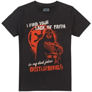 (3XL, Black) Star Wars Unisex Adult Dad Jokes Disturbing Darth Vader T-Shirt (3XL, Black) Star Wars Unisex Adult Dad Jokes Disturbing Darth Vader T-Shirt