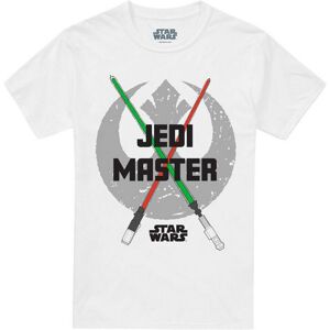 (4XL, White) Star Wars Unisex Adult Jedi Master Lightsaber T-Shirt (4XL, White) Star Wars Unisex Adult Jedi Master Lightsaber T-Shirt