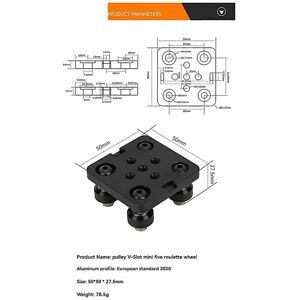Unbranded For Vslot Gantry Plate Set 2020 Aluminum Profiles For 3d Printer Parts Unbranded For Vslot Gantry Plate Set 2020 Aluminum Profiles For 3d Printer Parts