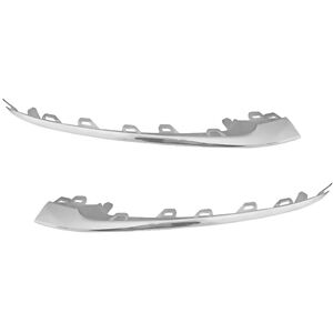 Unbranded For 1pair Front Bumper Bright Strip Lip Trim Chrome Molding For Mercedes Unbranded For 1pair Front Bumper Bright Strip Lip Trim Chrome Molding For Mercedes