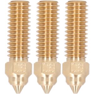 Unbranded 3Pcs 3D Printer Nozzle Kit Extruder Brass Nozzles Unbranded 3Pcs 3D Printer Nozzle Kit Extruder Brass Nozzles