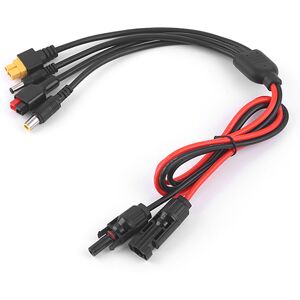 Unbranded Solar Panel Extension Cable 4 in 1 DC5521 7909 Unbranded Solar Panel Extension Cable 4 in 1 DC5521 7909