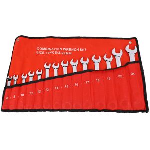 Unbranded 14Pcs Combination Wrench Set Steel Alloy Mirror Unbranded 14Pcs Combination Wrench Set Steel Alloy Mirror